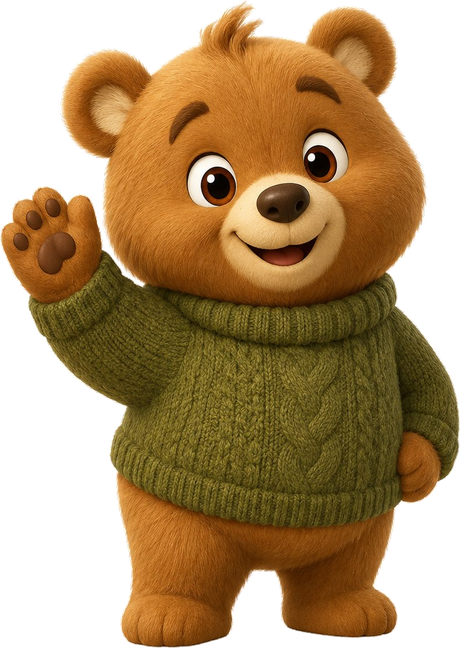Bear Loans USA mascot waving hello